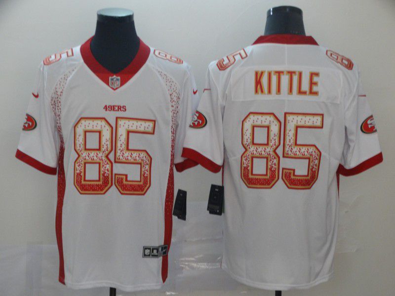 Men San Francisco 49ers 85 Kittle White Nike Drift Fashion Limited NFL Jersey